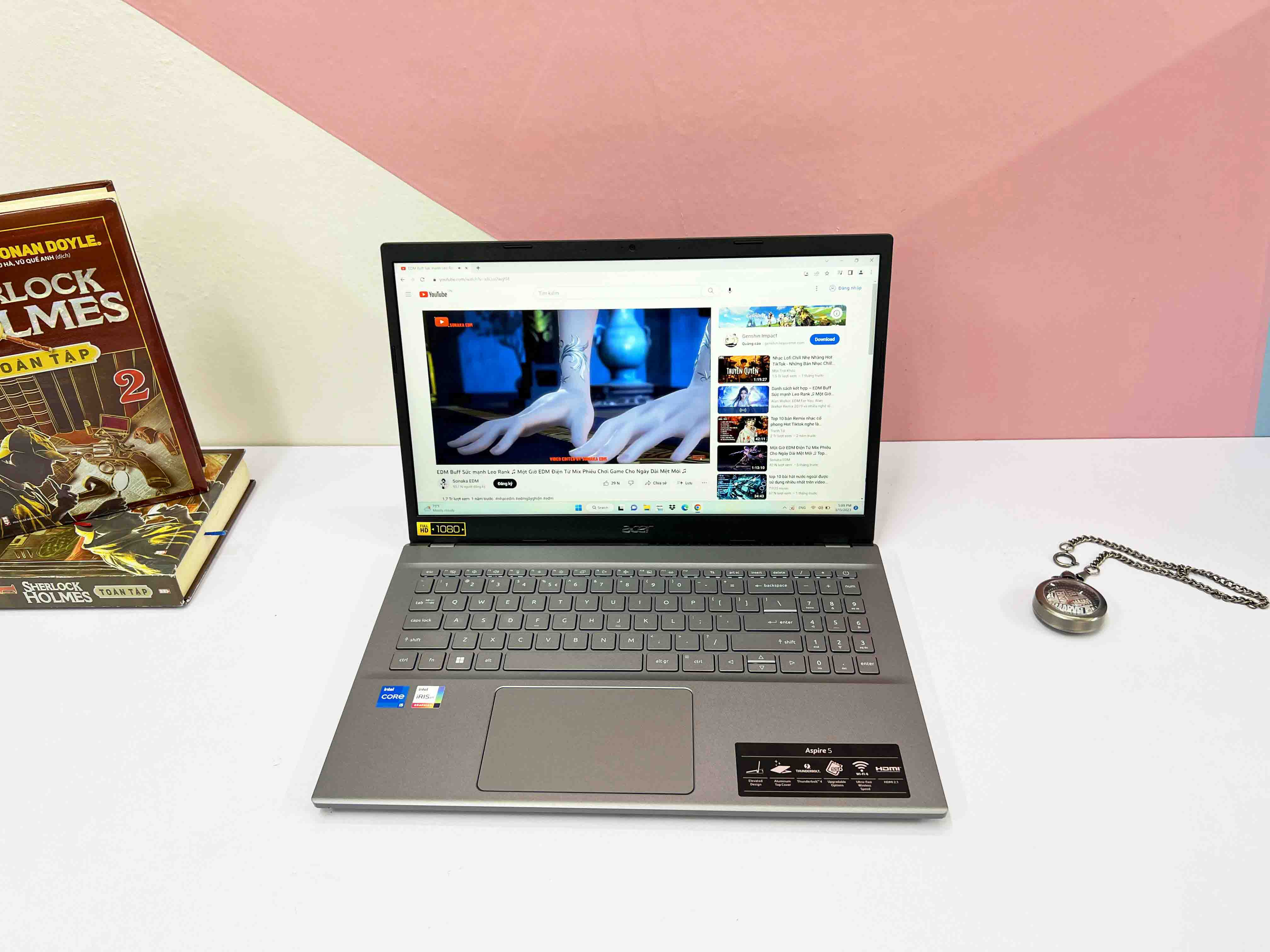 Acer Aspire 5 A515-57-52Y2 (Core I5-1235U | RAM 8GB | SSD M.2 512GB | 15.6 Inch FHD IPS | Card Intel Iris Xe Graphics)