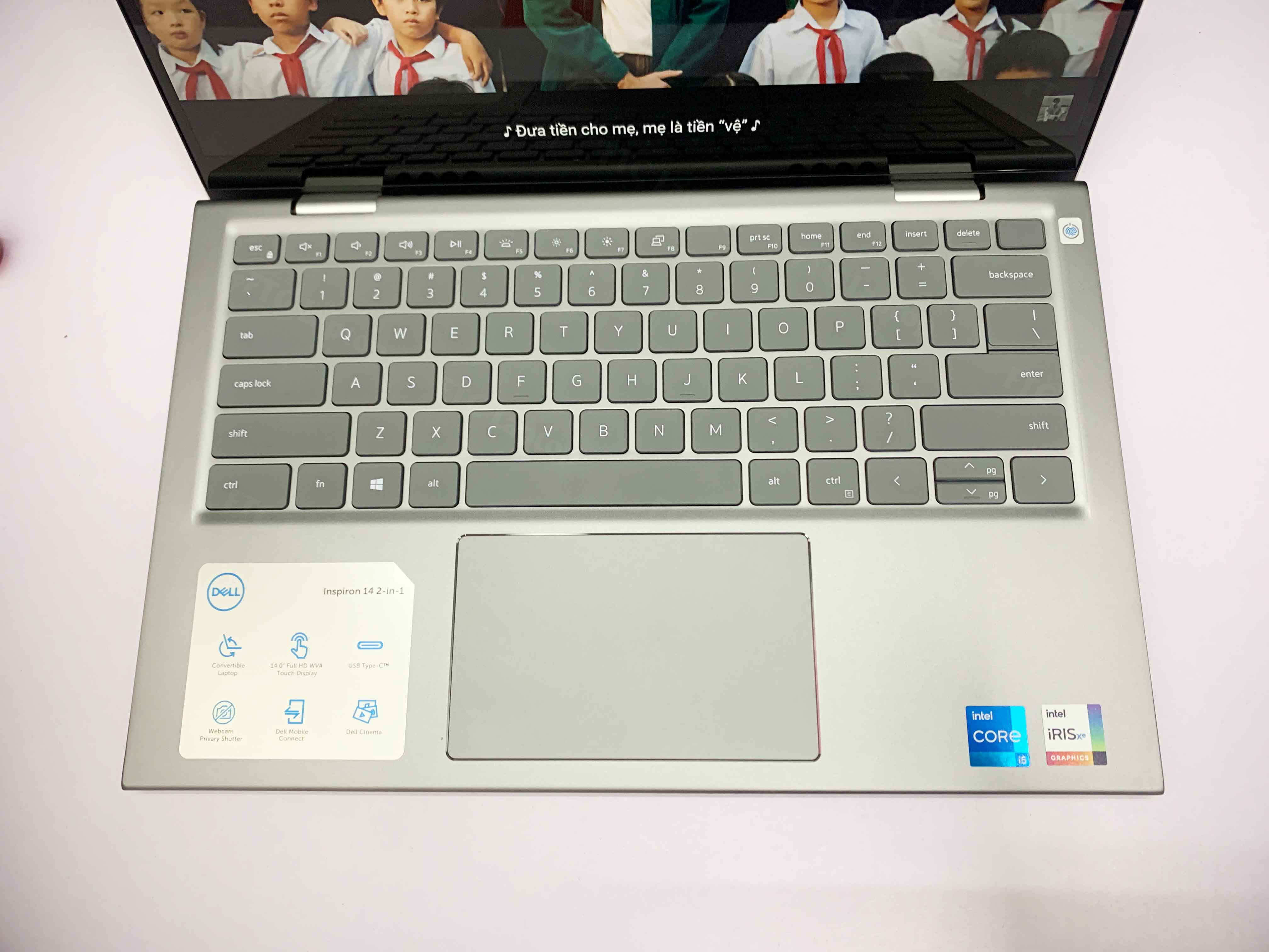 Dell Inspiron 14 - 5410 2in1 ( I5410-5149SLV-PUS) (Intel Core I5-1155G7 | RAM 8GB | SSD M.2 512GB | 14 Inch FHD TOUCH | Card Intel Iris Xe Graphics )