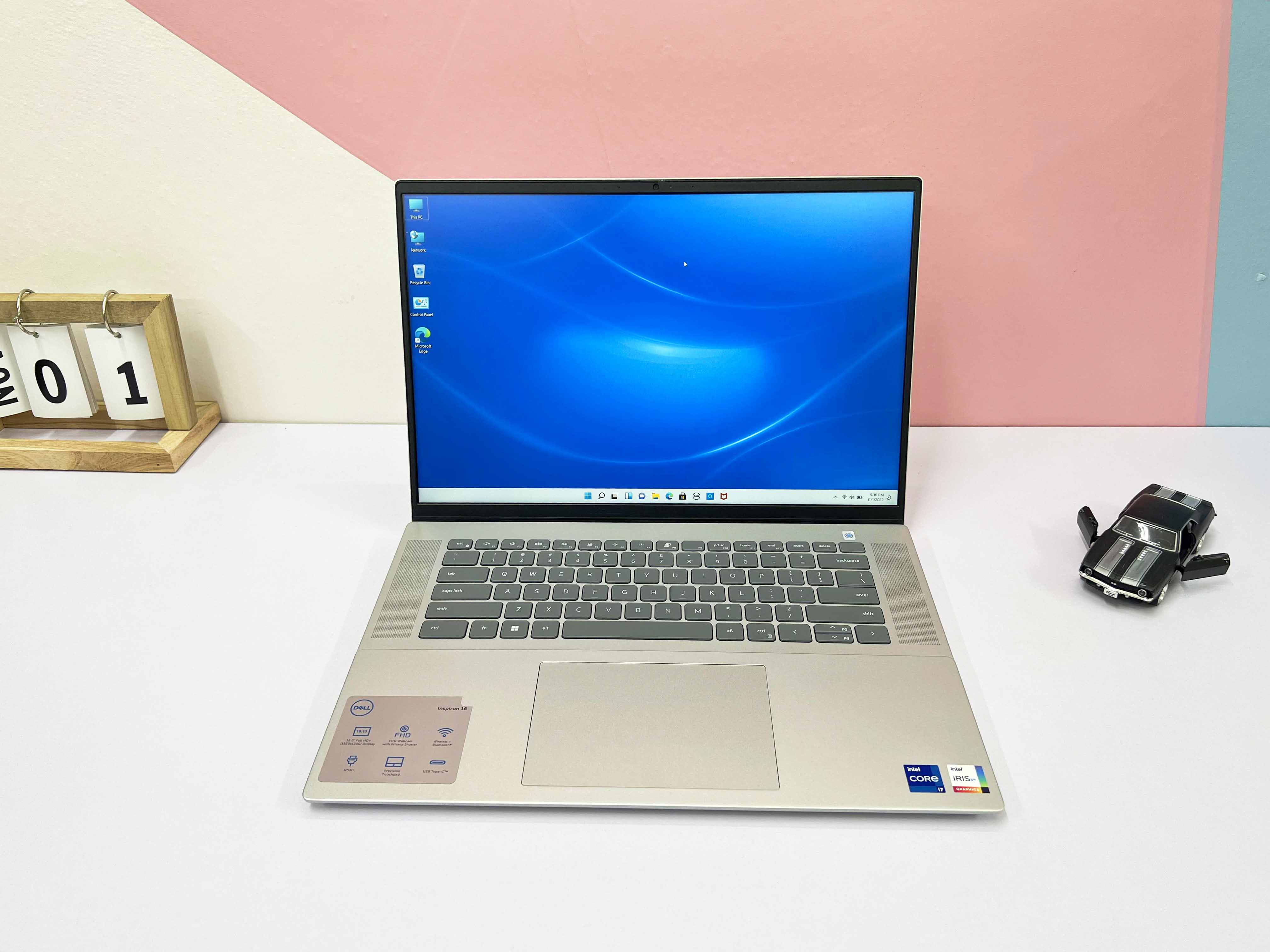 Dell Inspiron 16 5620 (Intel Core I7-1255U | RAM 16GB | SSD M.2 1TB | 16 Inch FHD+ 1920x1200 | Card On Intel Iris Xe)