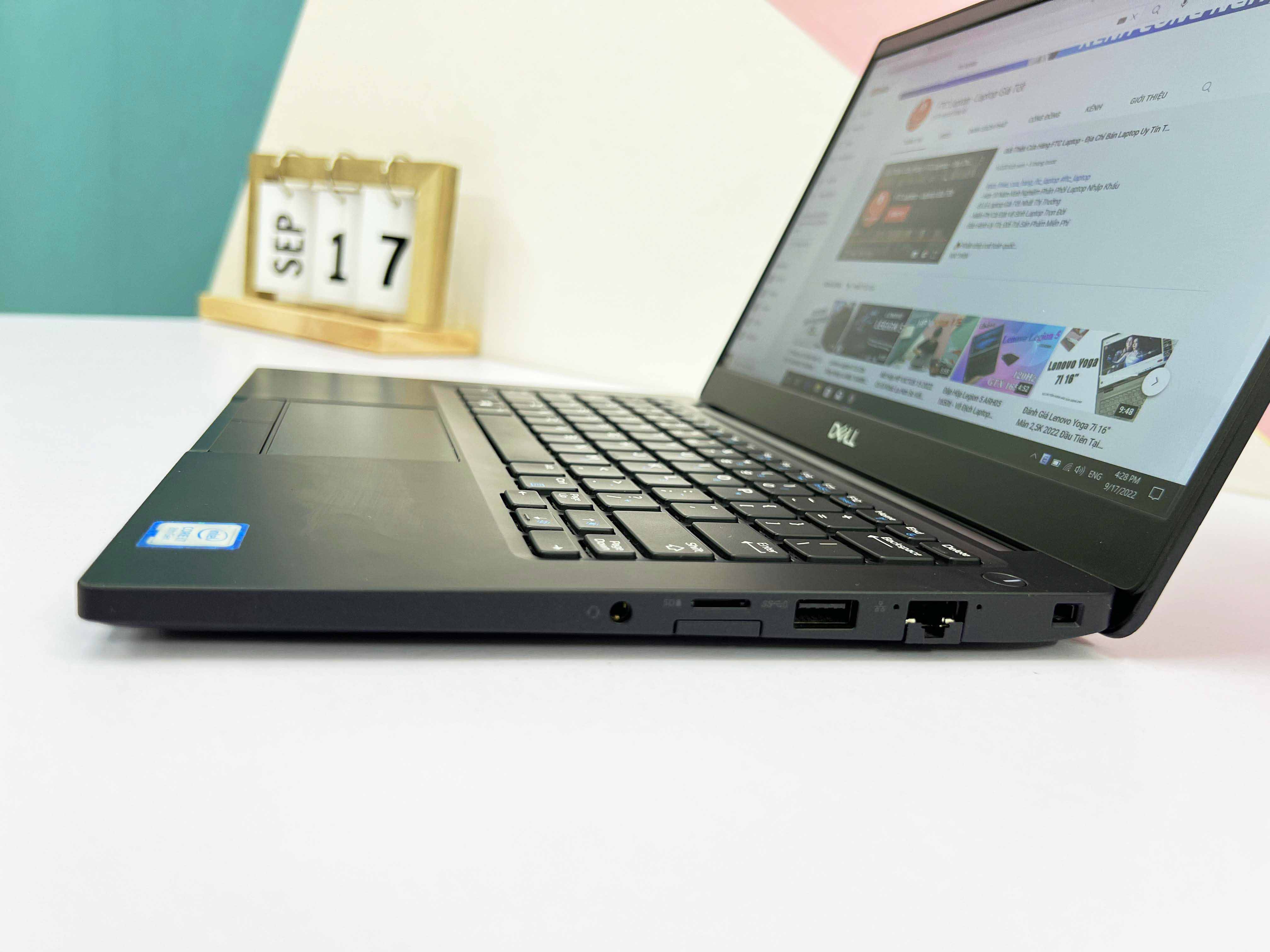 Dell Latitude E7390 (Core I7-8650U | RAM 8GB | SSD 256GB | 13.3 Inch FHD IPS 1920x1080 | Card On )