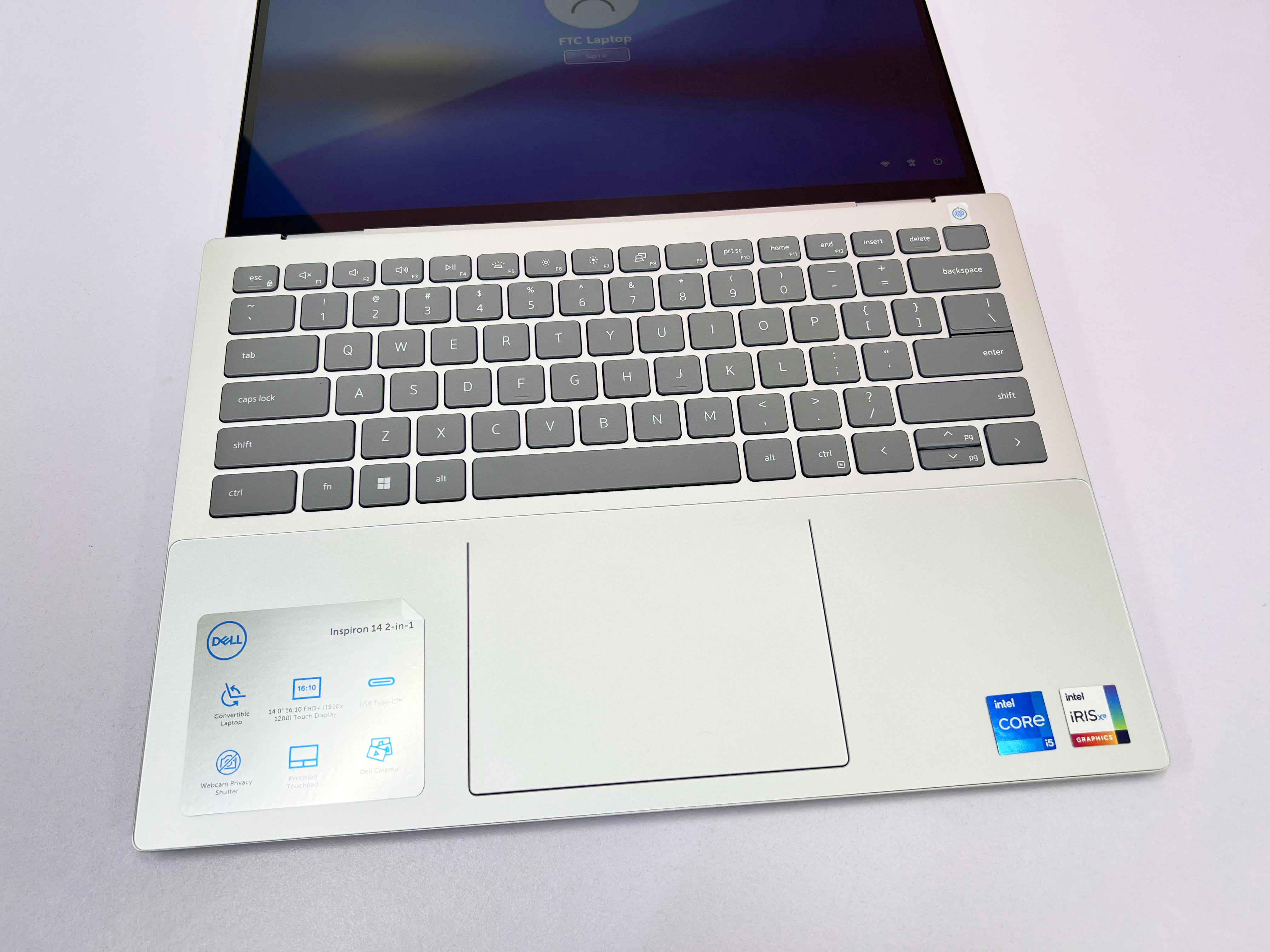 Dell Inspiron 7420 Core I7-1255U | RAM 16GB | SSD M.2 512GB | 14 Inch FHD+ (1920 X 1200) Touch 360 | Intel Iris Xe)