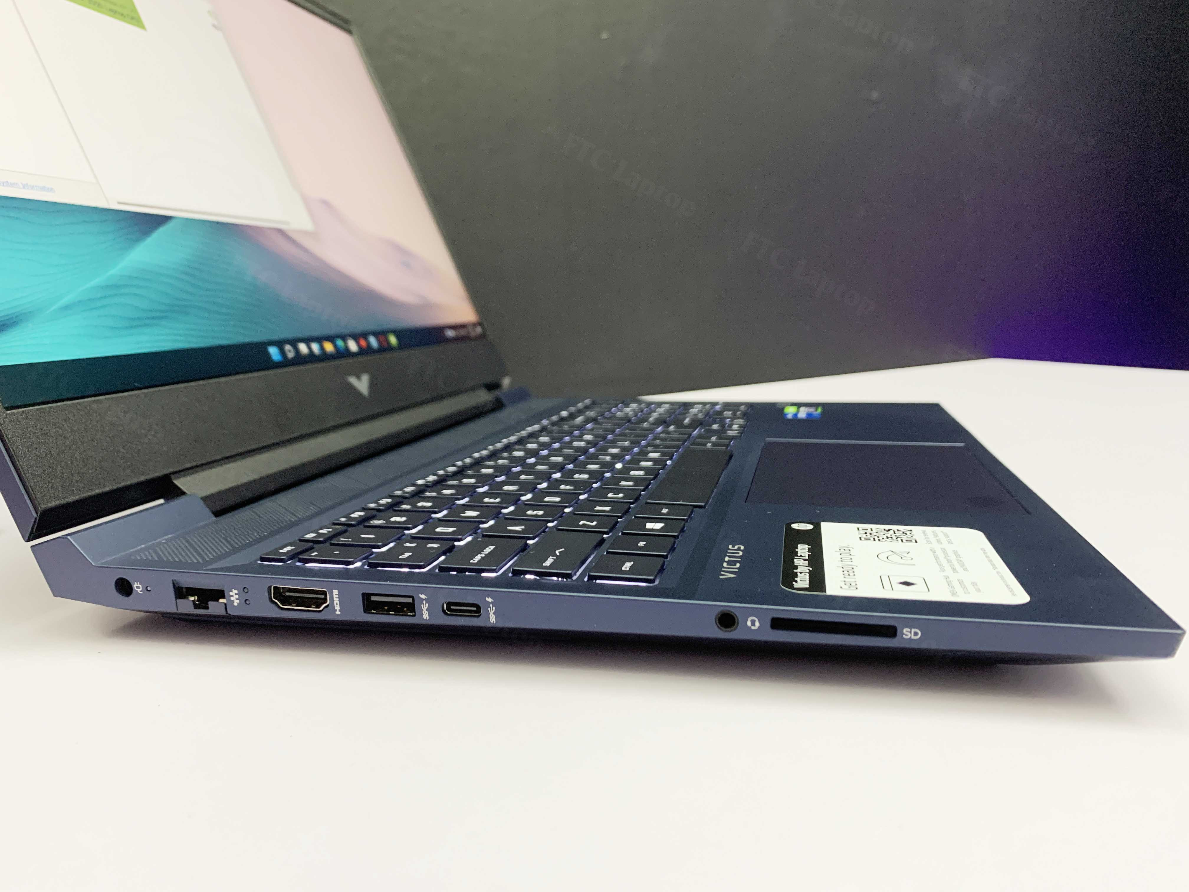 HP Victus 16 16-d0023dx (Intel Core I5-11400H | RAM 8GB |SSD M.2 NVMe 256GB | 16.1" Full HD 1920 X1080 | Card NVIDIA GeForce RTX 3050 4GB GDDR6)
