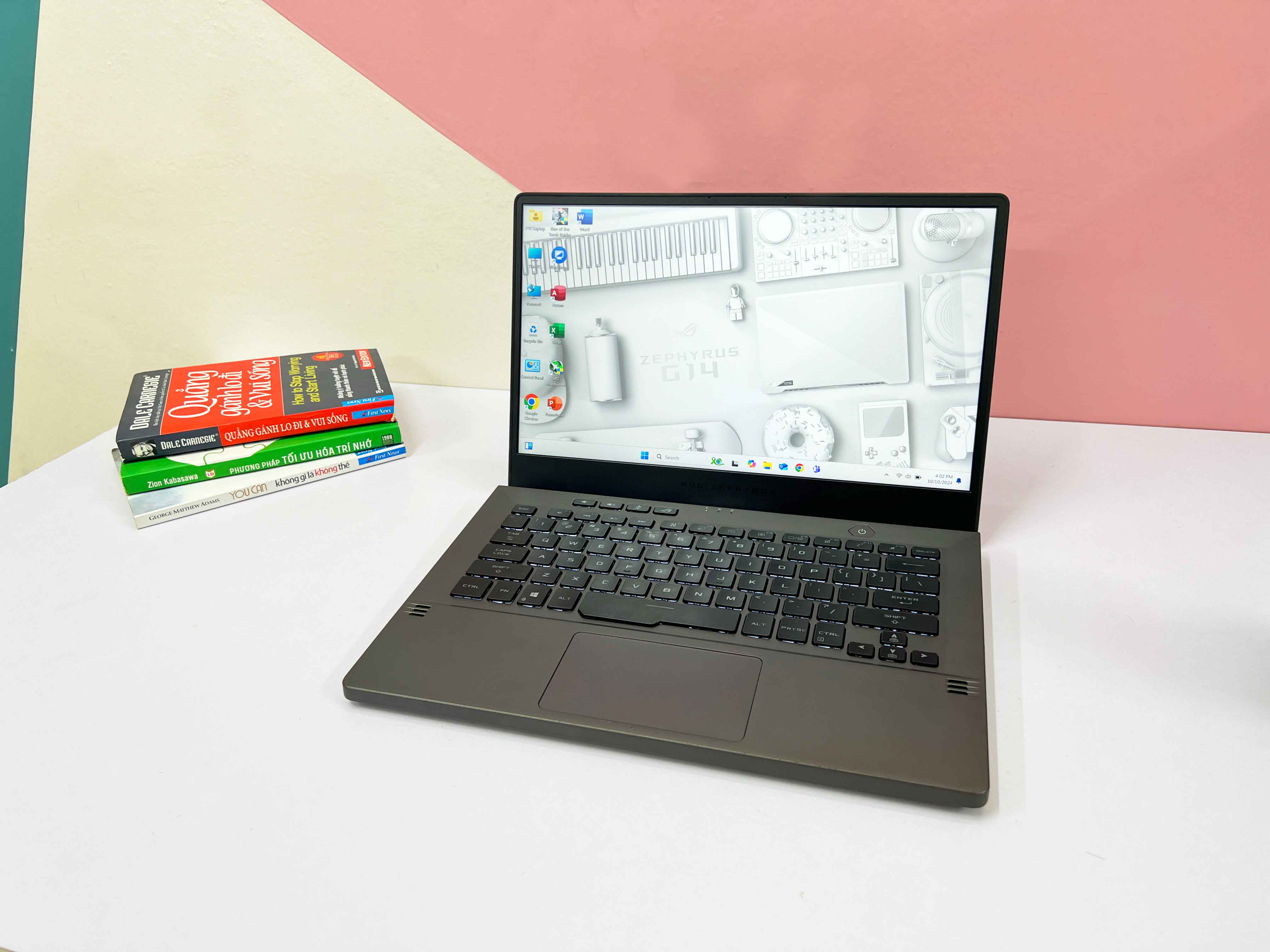 ASUS Rog Zephyrus 14 GA401IU ( AMD Ryzen 7 4800HS | RAM 16GB | SSD M.2 512GB | 14" 2K 2560 X 1440 | Card Nvidia GTX 1660Ti 6GB MaxQ)