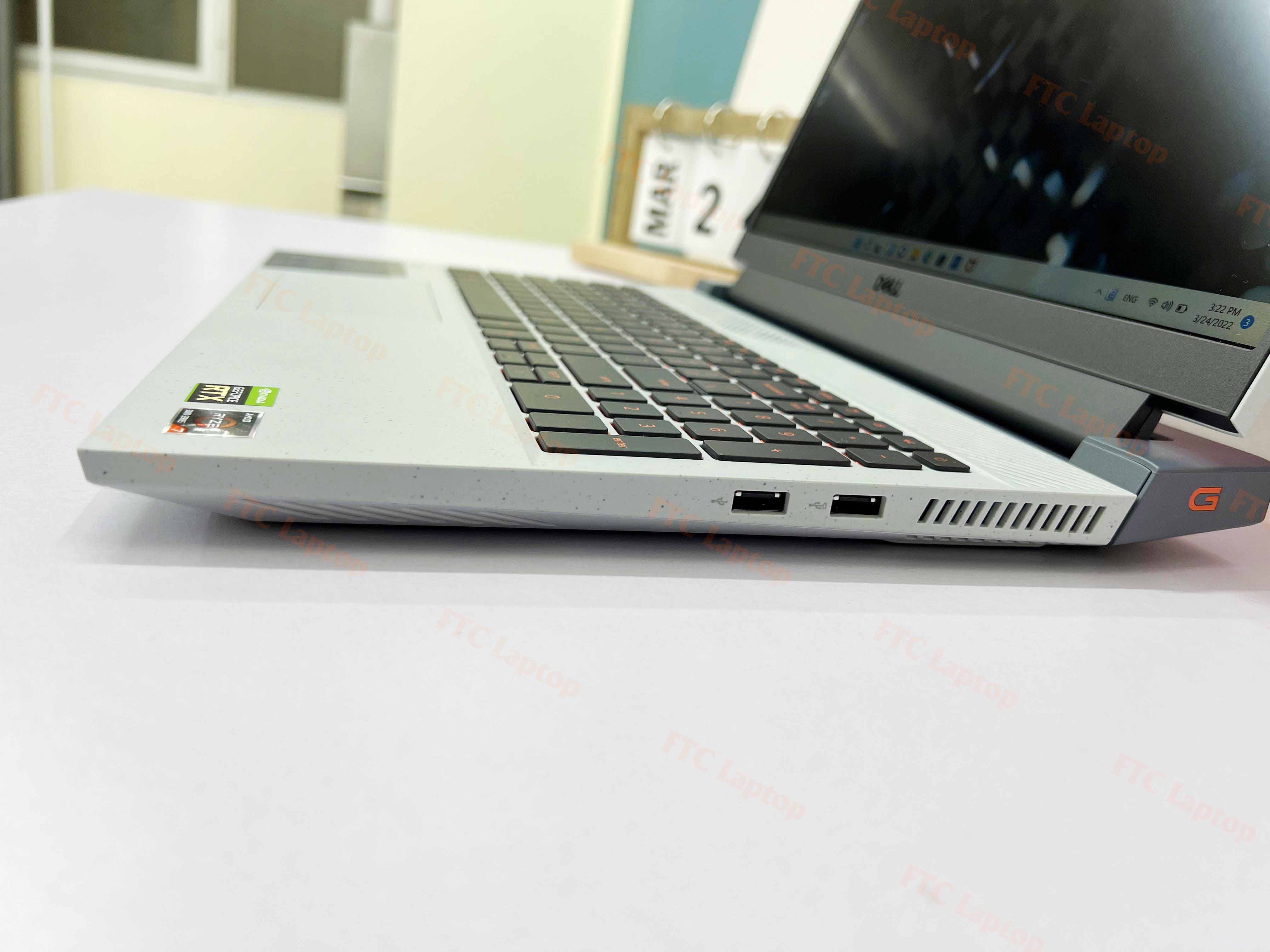 Dell Gaming G15 5515 (AMD Ryzen 7 5800H | RAM 8GB | SSD M.2 512GB | 15.6 Inch FHD 120Hz ( 1920x1080 ) | Card NVIDIA GeForce RTX 3050Ti 4GB GDDR6 )