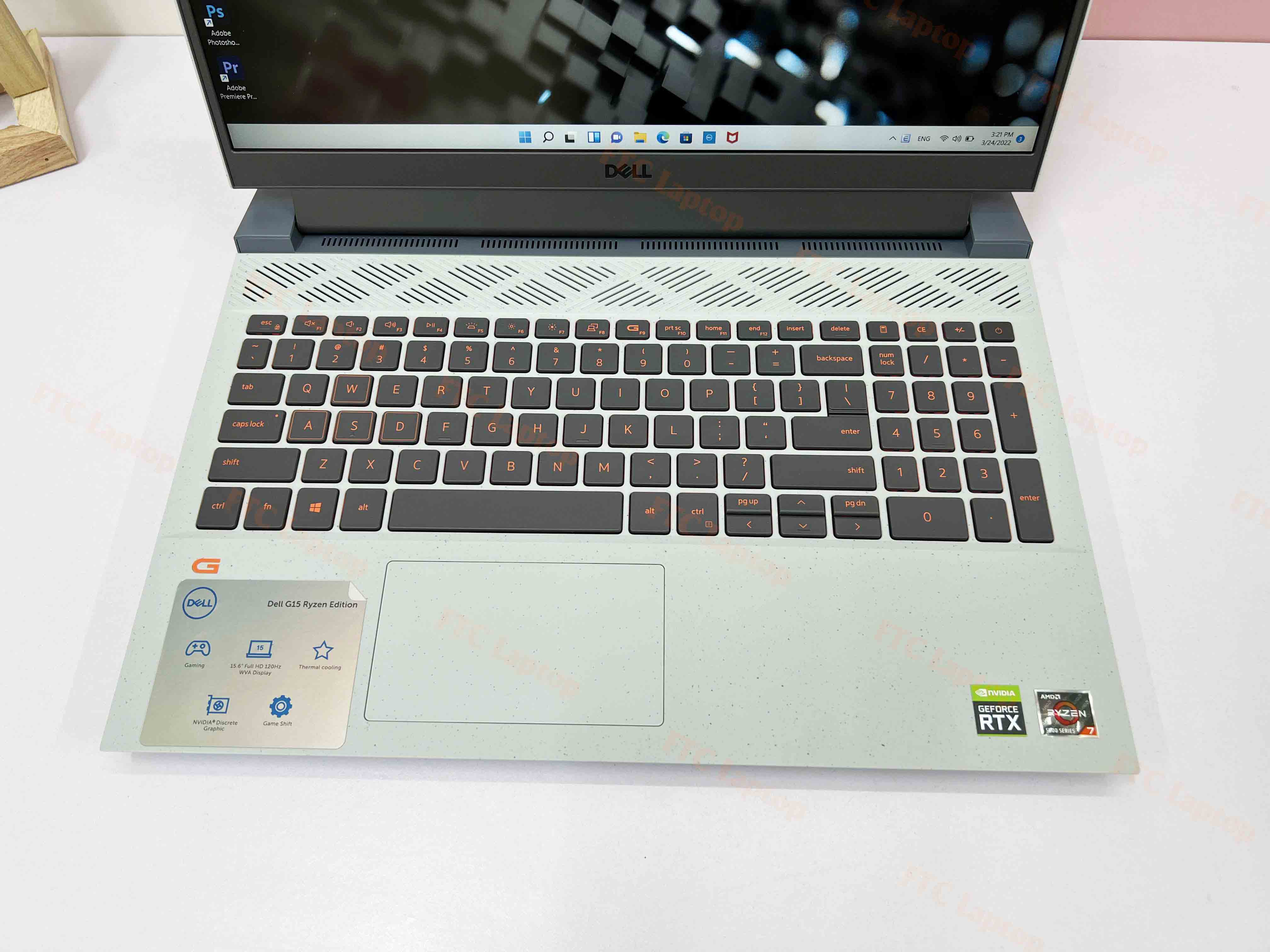 Dell Gaming G15 5515 (AMD Ryzen 7 5800H | RAM 8GB | SSD M.2 512GB | 15.6 Inch FHD 120Hz ( 1920x1080 ) | Card NVIDIA GeForce RTX 3050Ti 4GB GDDR6 )