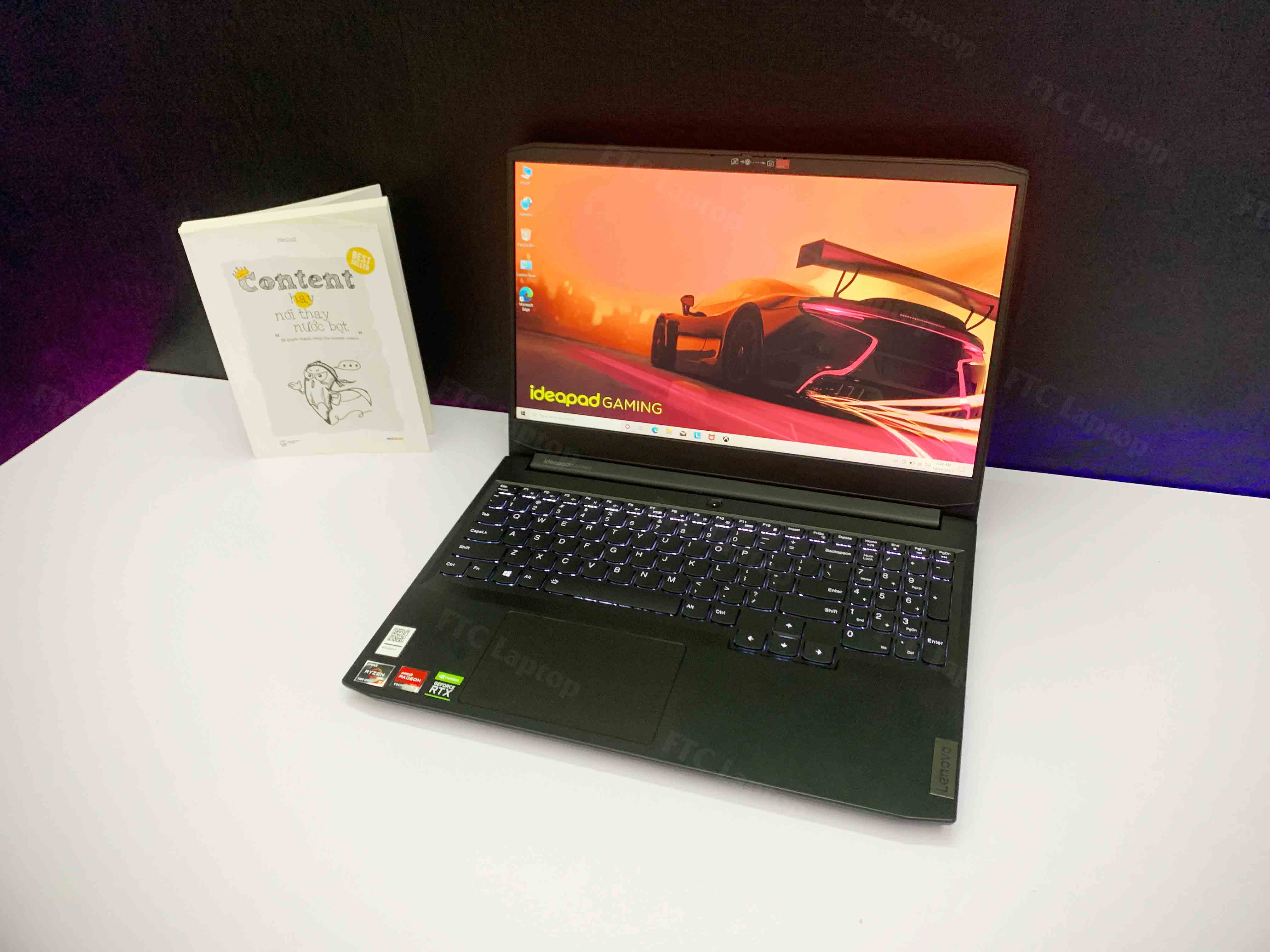 Lenovo Gaming 3 15ACH6 82K200XXUS (AMD Ryzen 5 5600H | RAM 8GB | SSD M.2 512GB | 15.6 Inch FHD 120Hz 1920x1080 | Card NVIDIA GeForce RTX 3050Ti 4GB GDDR6 )