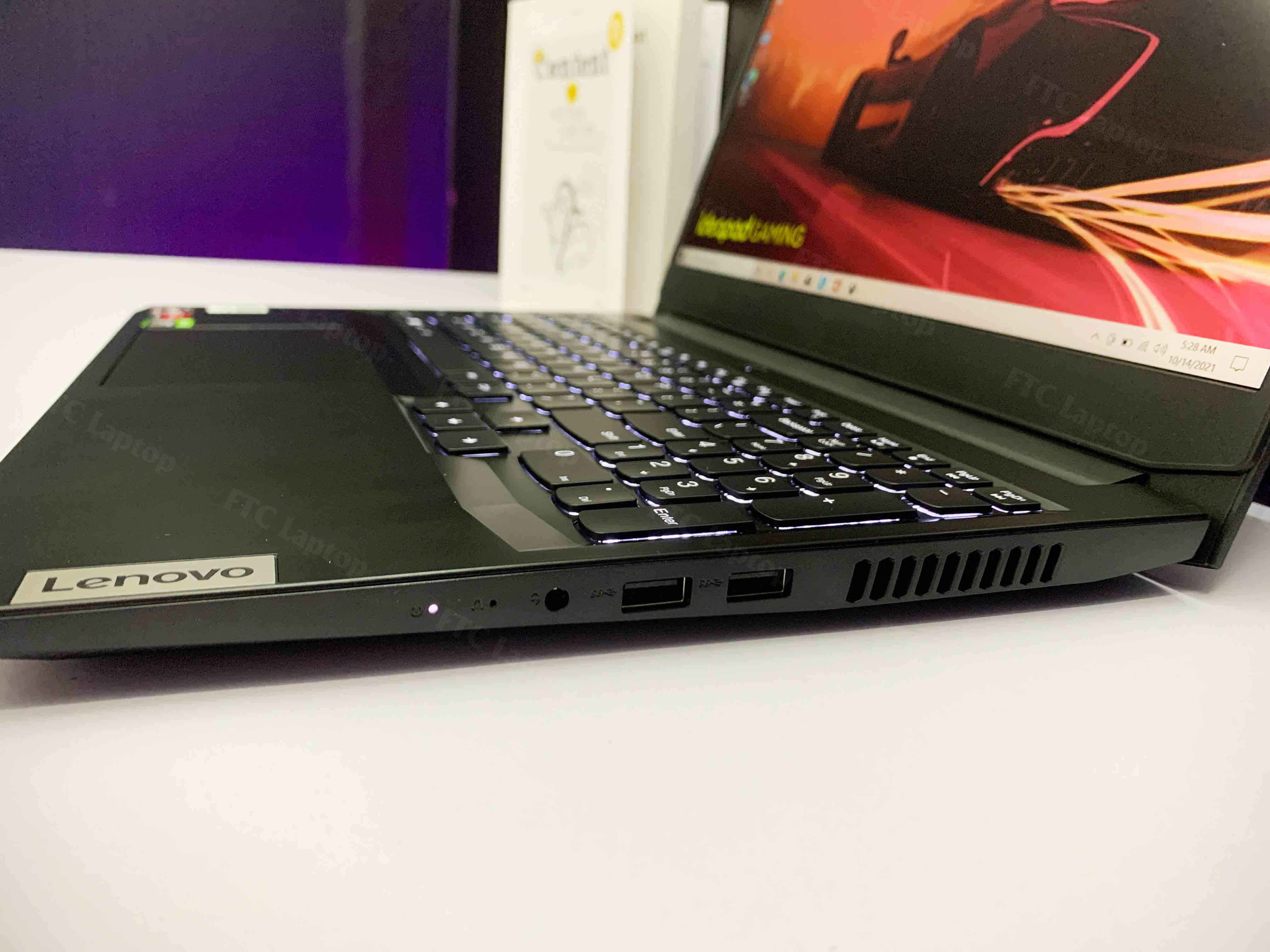 Lenovo Gaming 3 15ACH6 82K200XXUS (AMD Ryzen 5 5600H | RAM 8GB | SSD M.2 512GB | 15.6 Inch FHD 120Hz 1920x1080 | Card NVIDIA GeForce RTX 3050Ti 4GB GDDR6 )