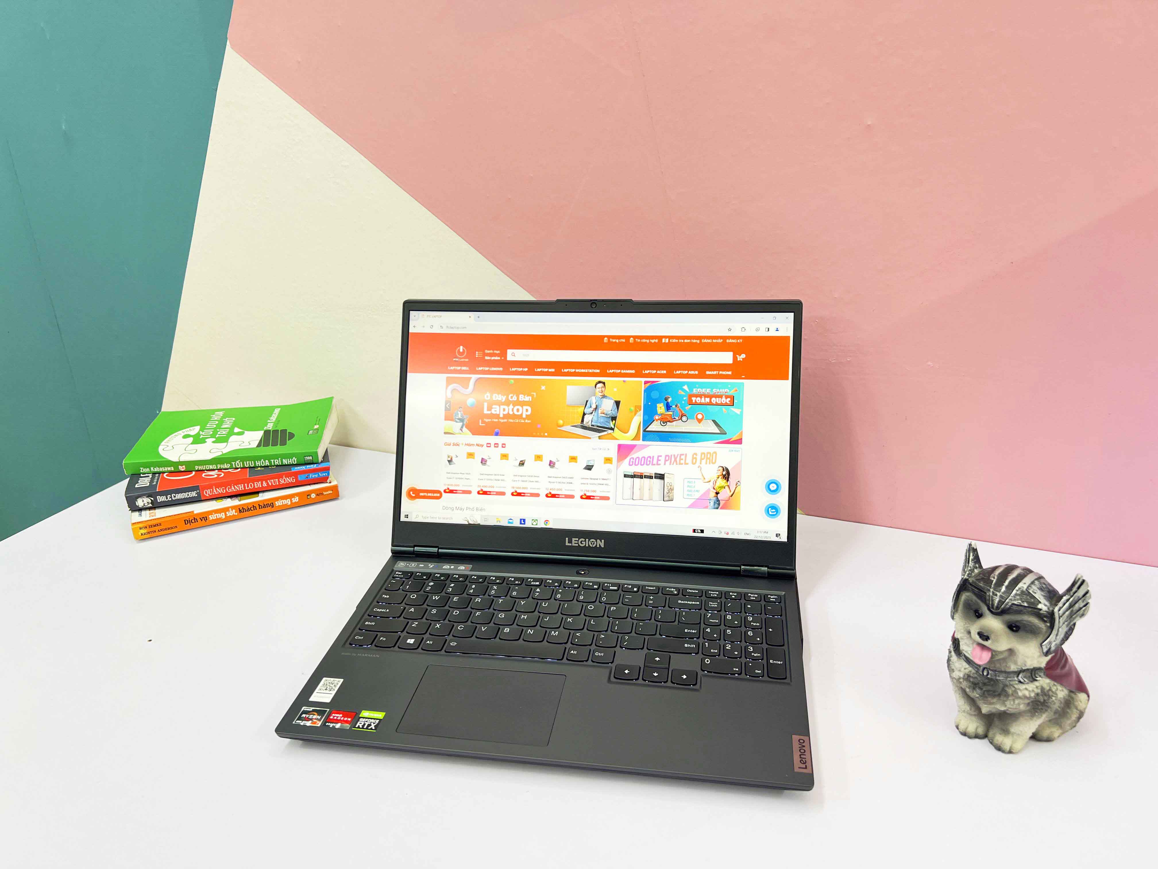 Lenovo Legion 5 15ARH05H ( Ryzen 7 4800H | RAM 16GB | SSD M.2 512GB | 15.6 Inch FHD 144Hz | Card RTX 2060 4GB ))