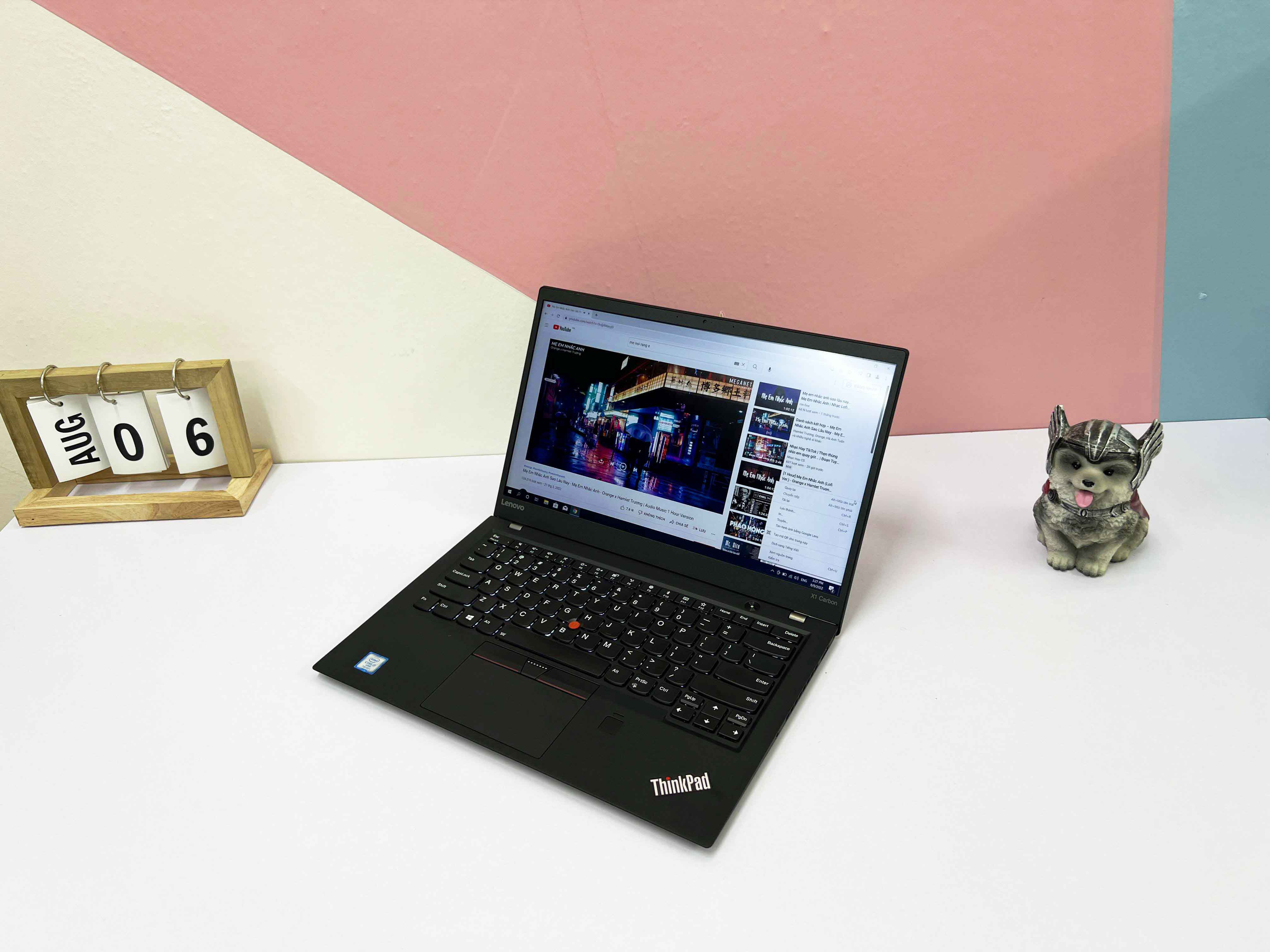 Lenovo Thinkpad X1 Carbon Gen 5 ( I7-7600U | RAM 16GB | SSD 256GB | 14" FHD IPS 1920 X 1080 | Card On HD Graphics 620 )