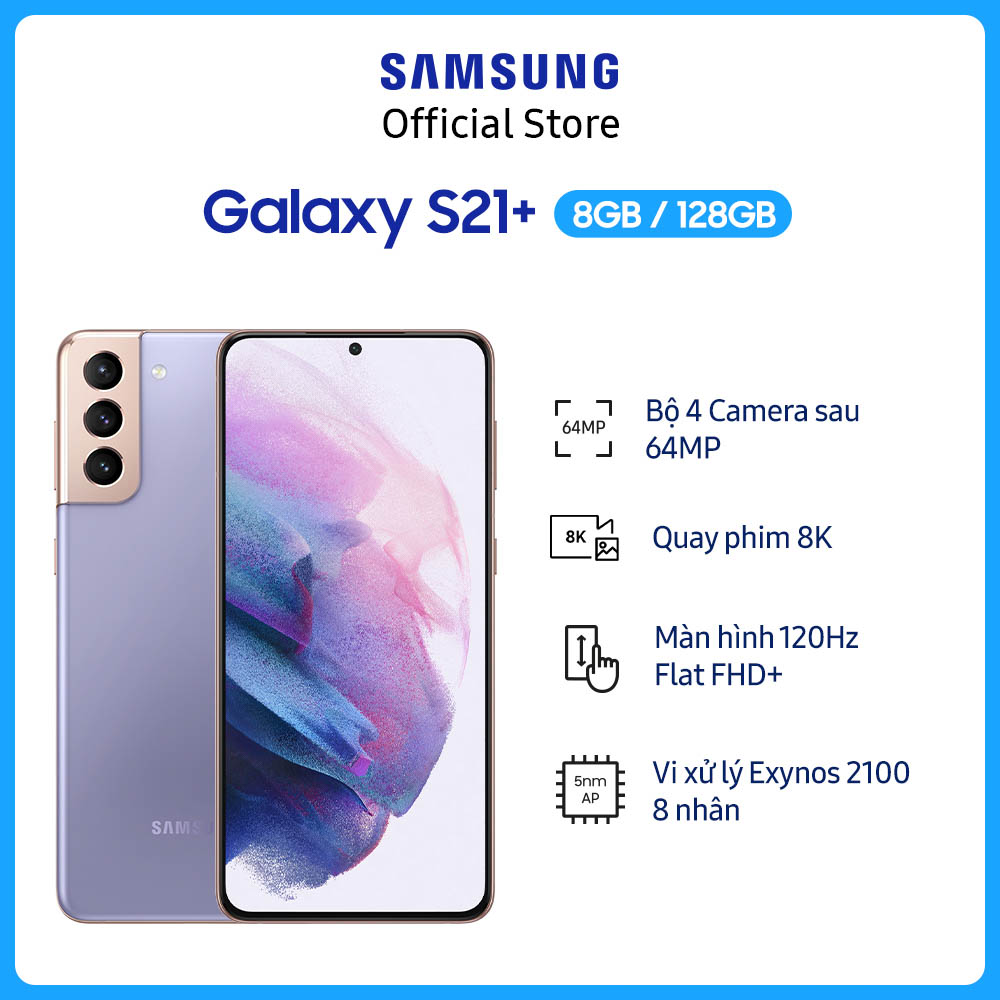 SAMSUNG GALAXY S21 PLUS 128GB Mới 99% Like New